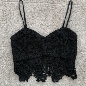 Lush lace crop top